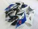 2005-2006 White Blue Glossy Black Suzuki GSXR 1000 Motorcycle Fairing Kits