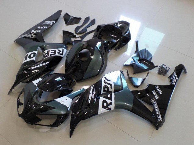 2006-2007 Grey White Glossy Black Repsol Honda CBR1000RR Motorcycle Fairing