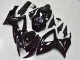 2006-2007 Glossy Black Suzuki GSXR 600/750 Bike Fairings