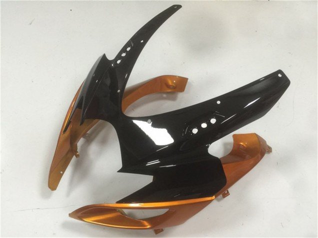 2006-2007 Orange Glossy Black Suzuki GSXR 600/750 Motorcycle Fairings