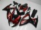 2006-2007 Red Glossy Black Suzuki GSXR 600/750 Motorcycle Fairing