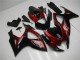 2006-2007 Red Glossy Black Suzuki GSXR 600/750 Motorcycle Fairing