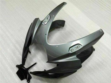 2006-2007 Silver Grey Glossy Black Red Suzuki GSXR 600/750 Motorcycle Fairings