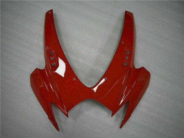 2006-2007 White Red Glossy Black Stripe Suzuki GSXR 600/750 Motorcycle Fairings