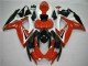 2006-2007 White Red Glossy Black Stripe Suzuki GSXR 600/750 Motorcycle Fairings