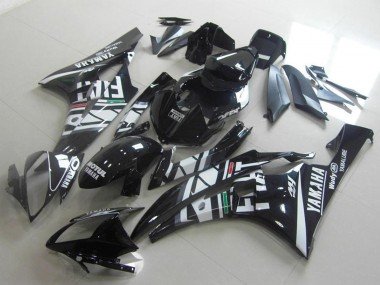 2006-2007 White Glossy Black Green Red Fiat Yamalube Motul Yamaha YZF R6 Motorcycle Fairings
