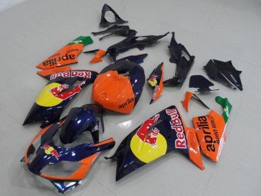 2006-2011 Orange Red Yellow Dark Blue Red Bull Aprilia RS125 Motorcycle Fairings