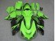 2006-2011 Green Glossy Black Kawasaki ZX14R ZZR1400 Motorcycle Fairing