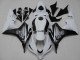 2007-2008 White Glossy Black Honda CBR600RR Bike Fairings