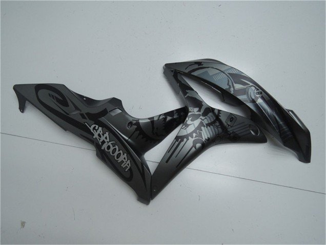 2007-2008 Matte Black Graffiti Honda CBR600RR Motorcycle Fairings