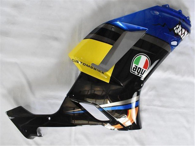 2007-2008 Blue Shark Kawasaki ZX6R Motorcycle Fairings