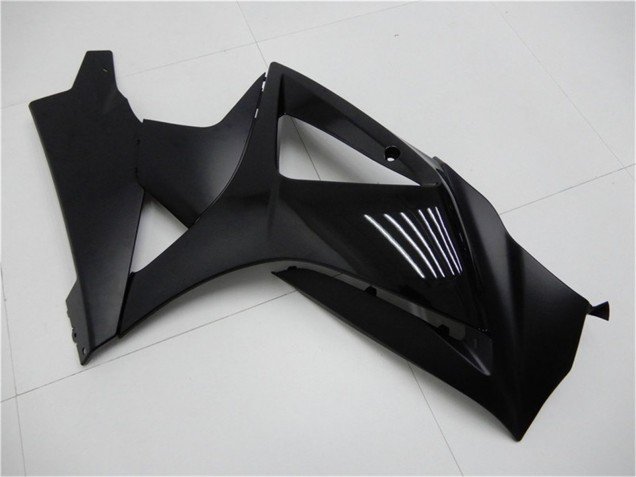 2007-2008 Glossy Black Matte Black No Decal Suzuki GSXR 1000 Motorcycle Fairings