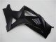 2007-2008 Glossy Black Matte Black No Decal Suzuki GSXR 1000 Motorcycle Fairings