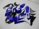 2007-2008 White Blue Black No Decal Suzuki GSXR 1000 Motorcycle Fairings