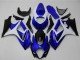 2007-2008 White Blue Black No Decal Suzuki GSXR 1000 Motorcycle Fairings