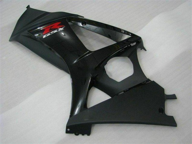 2007-2008 Glossy Black Matte Black Red Suzuki GSXR 1000 Motorcycle Fairings