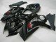 2007-2008 Glossy Black Matte Black Red Suzuki GSXR 1000 Motorcycle Fairings