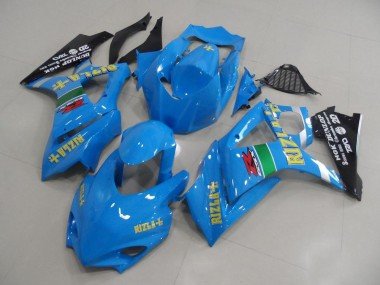 2007-2008 Blue Yellow Black Rizla Racing Suzuki GSXR 1000 Motorcycle Fairings