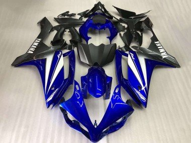 2007-2008 Blue White Matte Black Yamaha YZF R1 Motorcycle Fairings