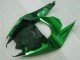 2008-2010 Glossy Black Green Flame Kawasaki ZX10R Motorcycle Fairings
