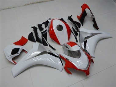 2008-2011 White Red Honda CBR1000RR Motorcycle Fairings