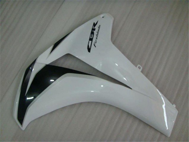2008-2011 White Glossy Black Honda CBR1000RR Motorcycle Fairings Kits