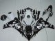 2008-2011 White Glossy Black Honda CBR1000RR Abs Fairings