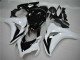 2008-2011 White Glossy Black Honda CBR1000RR Bike Fairings