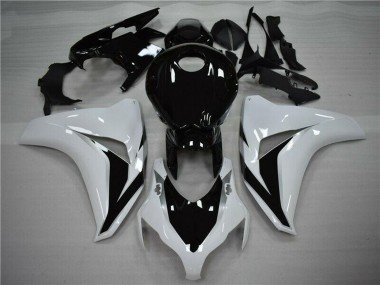 2008-2011 White Glossy Black Honda CBR1000RR Bike Fairings