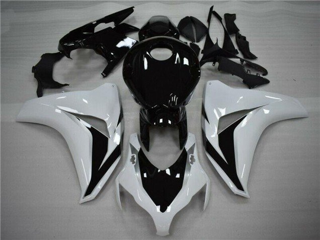 2008-2011 White Glossy Black Honda CBR1000RR Bike Fairings