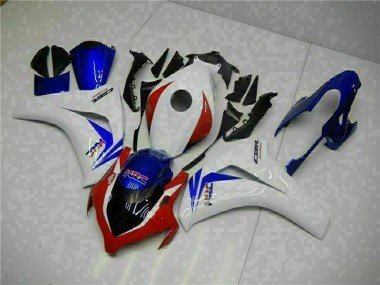 2008-2011 White Red Blue HRC Honda CBR1000RR Bike Fairings