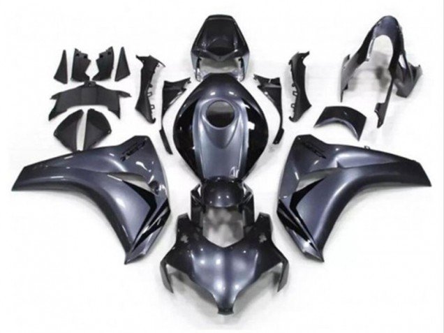 2008-2011 Grey Glossy Black Honda CBR1000RR Motorcycle Fairing Kits