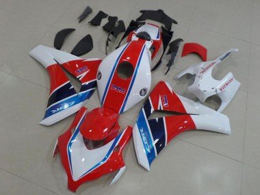 2008-2011 White Red Blue HRC Honda CBR1000RR Motorcycle Fairing Kits
