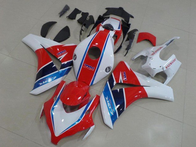 2008-2011 White Red Blue HRC Honda CBR1000RR Motorcycle Fairing Kits