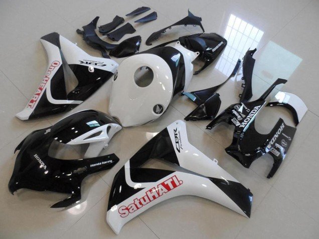 2008-2011 White Glossy Black Red Satuhati Honda CBR1000RR Motorcycle Fairings