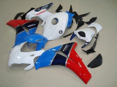 2008-2011 White Light Blue Red Glossy Black Honda CBR1000RR Motorcycle Fairings