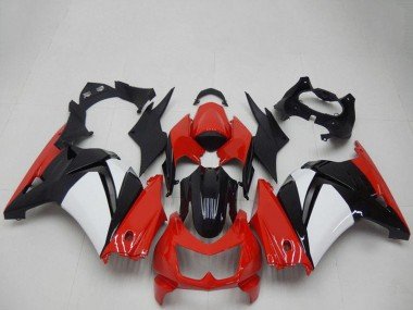 2008-2012 Red White Black Kawasaki EX250 Motorcycle Fairings