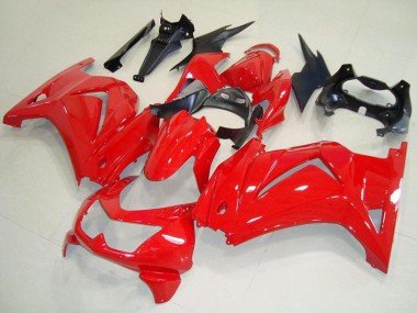 2008-2012 Red Black Kawasaki ZX250R Motorcycle Fairings