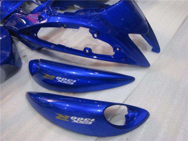 2008-2020 White Blue Suzuki GSXR 1300 Hayabusa Motorcycle Fairings