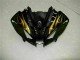 2008-2016 Glossy Black Gold Flame Yamaha YZF R6 Motorcycle Fairings