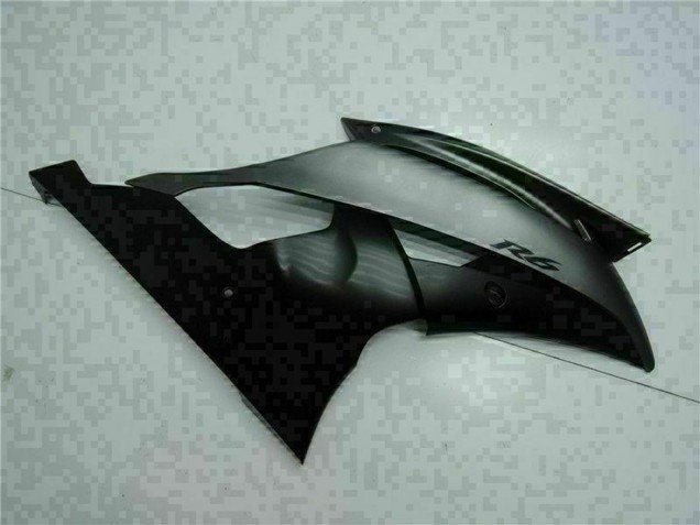 2008-2016 Grey Matte Black Yamaha YZF R6 Motorcycle Fairings