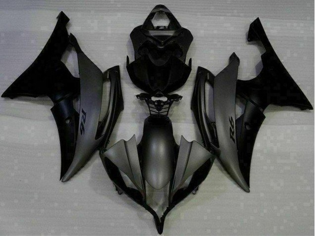 2008-2016 Matte Black Yamaha YZF R6 Motorcycle Fairing