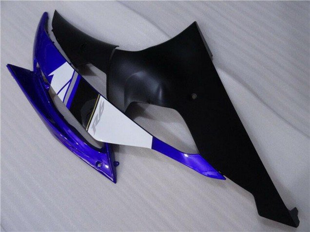 2008-2016 White Blue Matte Black Yamaha YZF R6 Motorcycle Fairings