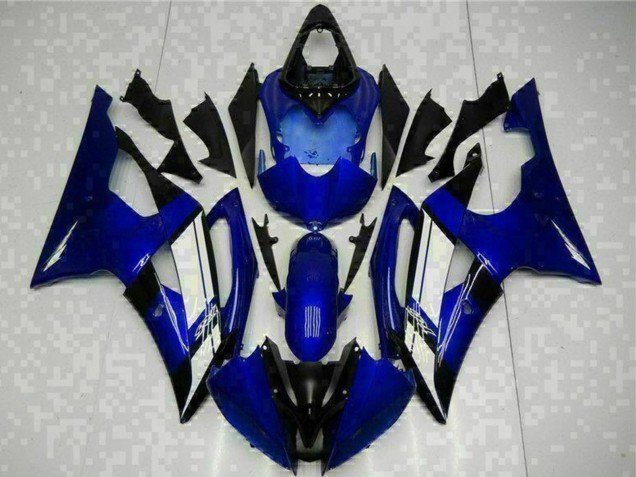 2008-2016 Blue White Yamaha YZF R6 Motorcycle Fairings