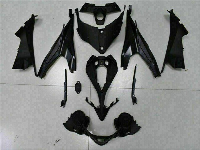2009-2011 Matte Black Red Stripe Kawasaki EX650 Motorcycle Fairings