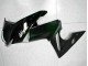 2009-2011 Glossy Black White Decal Kawasaki EX650 Motorcycle Fairings
