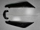 2009-2011 Glossy Black White Decal Kawasaki EX650 Motorcycle Fairings