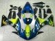 2009-2011 Blue Yellow Shark Yamaha YZF R1 Motorcycle Fairings
