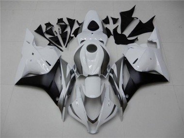 2009-2012 White Grey Matte Black Honda CBR600RR Motorcycle Fairing