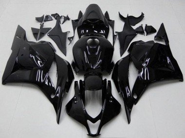 2009-2012 Glossy Black Honda CBR600RR Motorcycle Fairing Kits